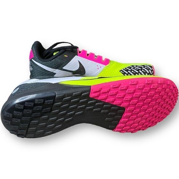 Nike Rival Waffle 6 Cross Country Volt Black Pink DX7998-700 size 7/ 8.5 Womens - Picture 8 of 9